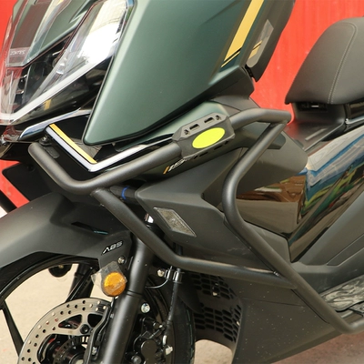 Motorcycle bumper | anti-collision protection bars, and exhaust guardrails