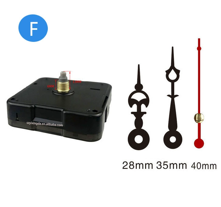 Cross -border spot static hanging clock movement, table clock clock movement, DIY clock movement clock chip core, multiple specifications