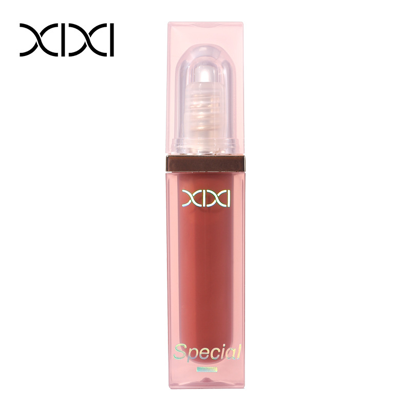 Xixi Dream Essence brillante labios miel transparente, espejo transparente, labios gordos sin tazas de otoño y invierno, esmalte labial blanco.