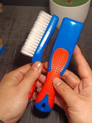 文玩刷子豬鬃毛刷萬毛刷硬納米刷大小金剛核桃橄欖核清理包漿套裝