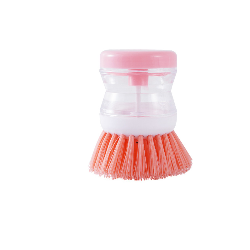 Cepillo de lavado de adición de líquido tipo prensa cepillo de plato de adición de líquido automático sin aceite olla sin daño cepillo de limpieza de descontaminación multifuncional