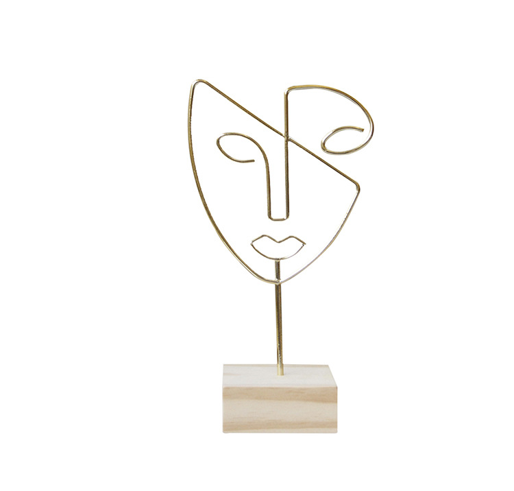 180g Weight Jewelry Rack Classification 1 Piece Quantity Iron Material Human Face Pattern Nordic Style, Modern Style Style Nordic Style Modern Style Human Face Iron Jewelry Rack 24