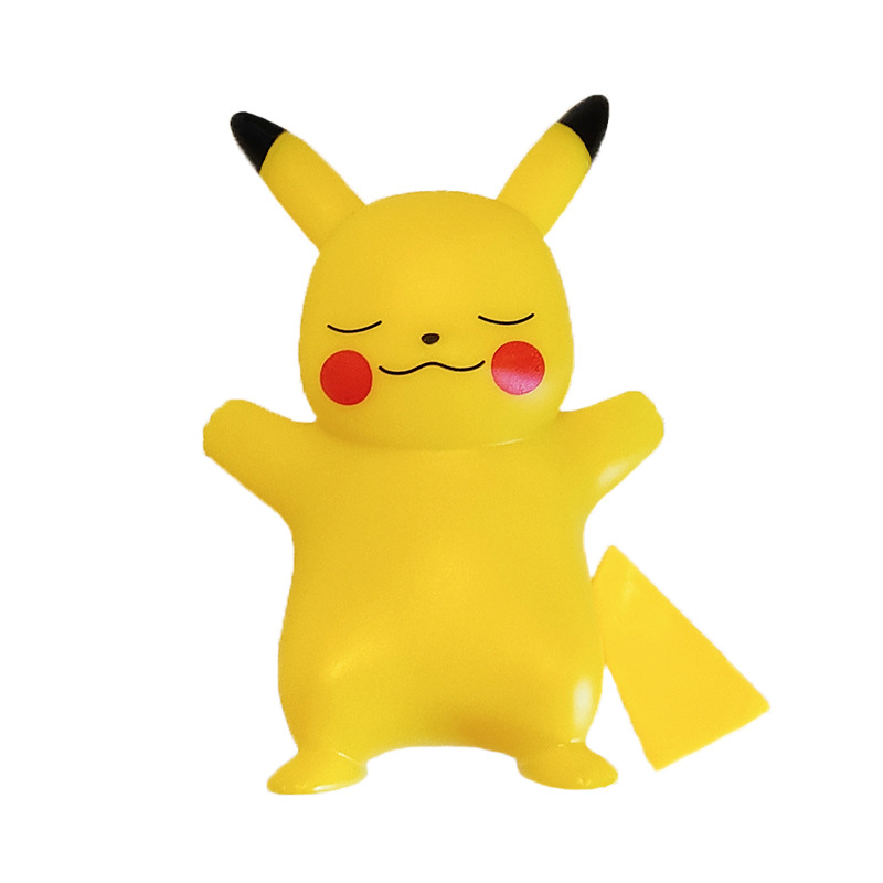 Regalo de cumpleaños de regalo de moda creativa decoración de cabecera Bao Ke Meng mini linterna puesto Pikachu luz de noche