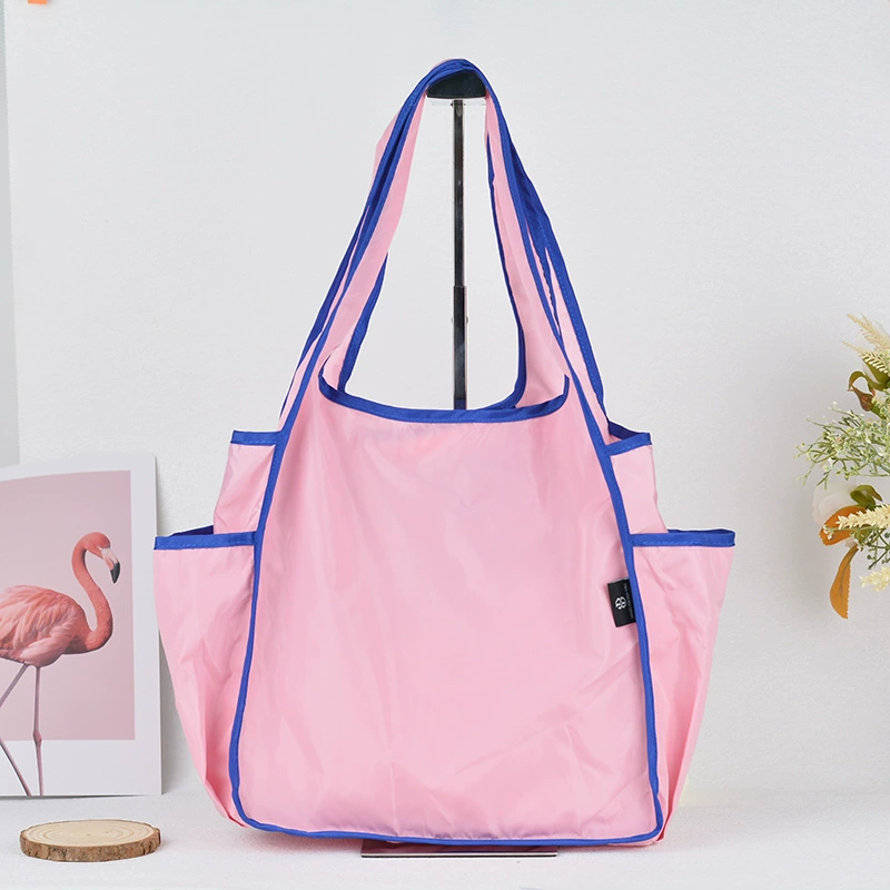 Capacious shoulder bag, foldable one-shoulder bag, shopping bag, (Physicals)
