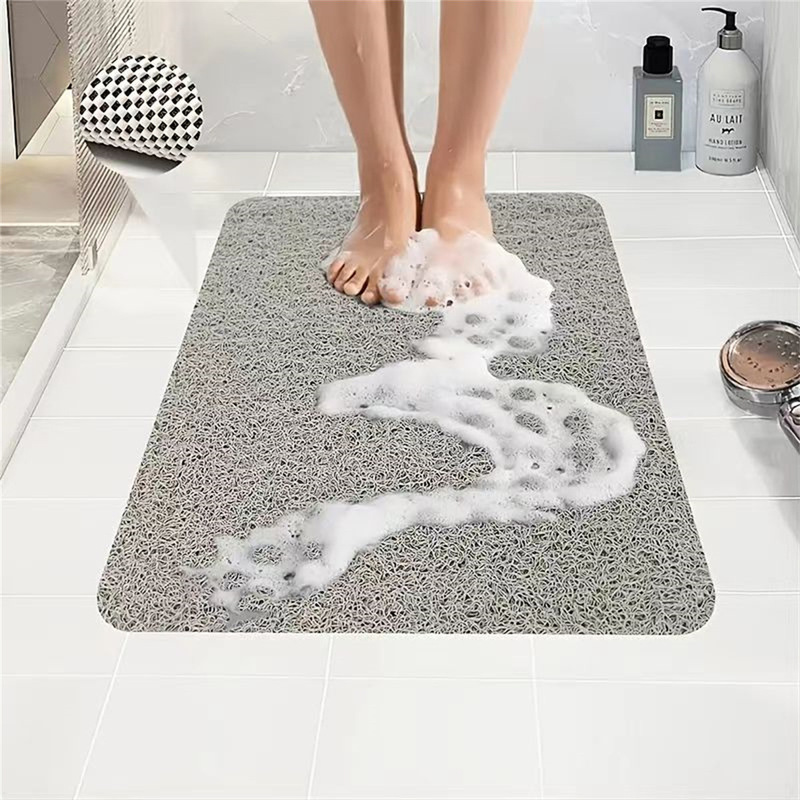 Cross-border Amazon Xiyin temu bathroom anti-slip mat shower mat large mesh bottom bath foot anti-slip massage silk
