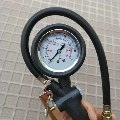 Air pressure gauge/tire pressure gauge, air pressure gauge with inflator