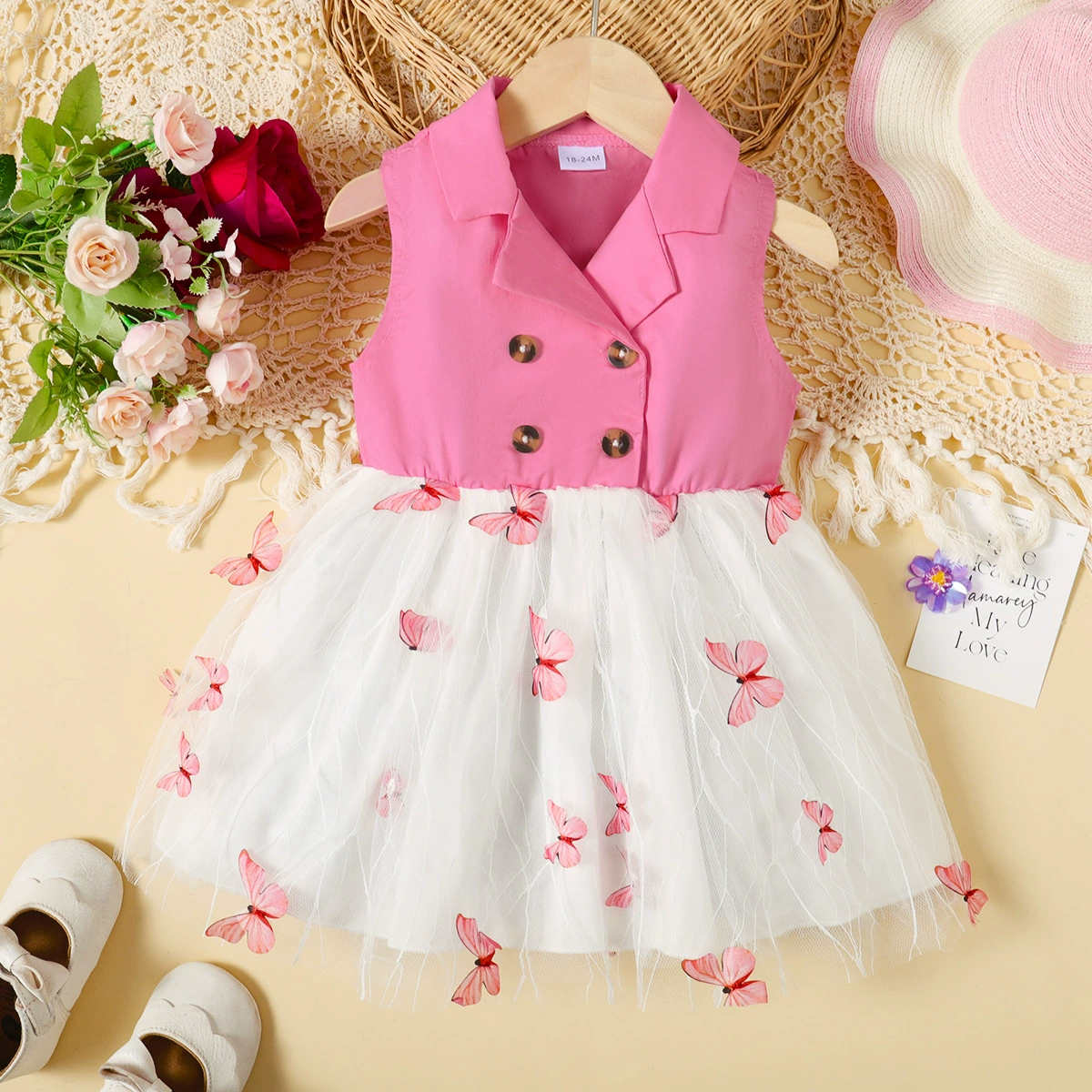 Авт披д dress sleevless, коллекция 2023, корейский стиль, фатин