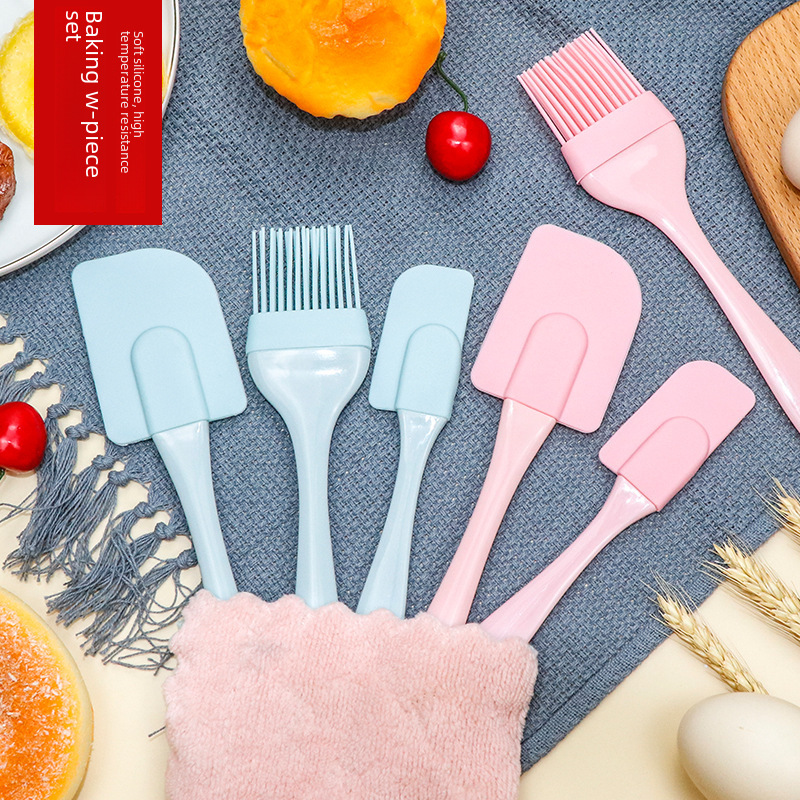 Silicone cream scraper