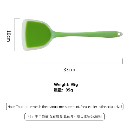 Silicone spatula non-stick silicone spatula long handle semi-transparent silicone spatula food grade high temperature resistant household silicone spatula wholesale