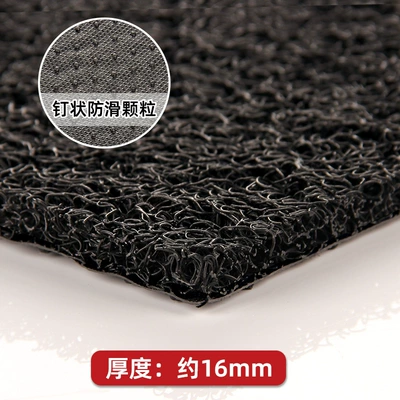 Avtomobil döşəmə paspasları – mat plastic carpet thickened - black-16-4060cm