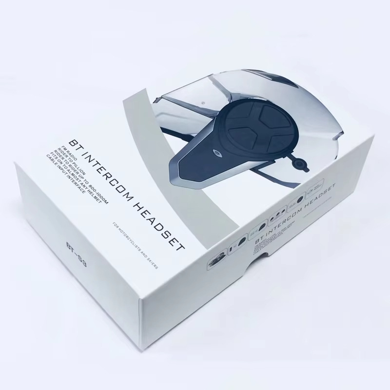 Neutral S3 Helmet Bluetooth Headset Motorcycle Helmet Headset Riding Headset Noise-Canceling Headset 3 People Can Switch Freely