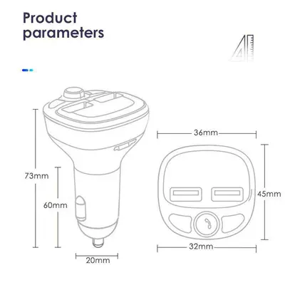Car Cigarette Lighter Qc3.0 Car – Car mp3