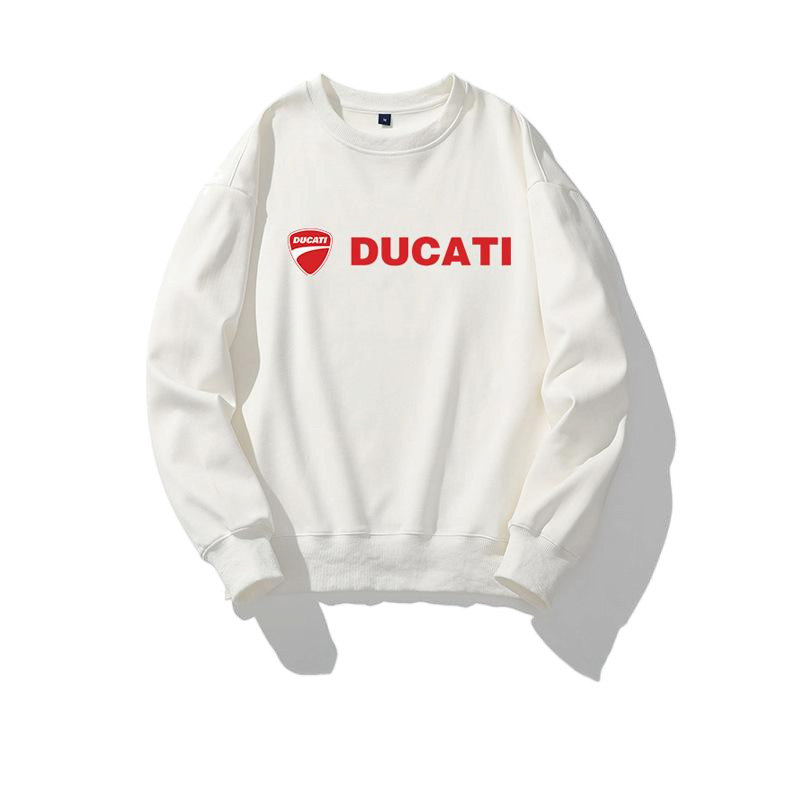 Ducati Ducati Motorcycle Round Neck Sweatshirt Motorcycle Peripheral Club Clothes Men's and Women's Jackets Cycling Long Sleeves