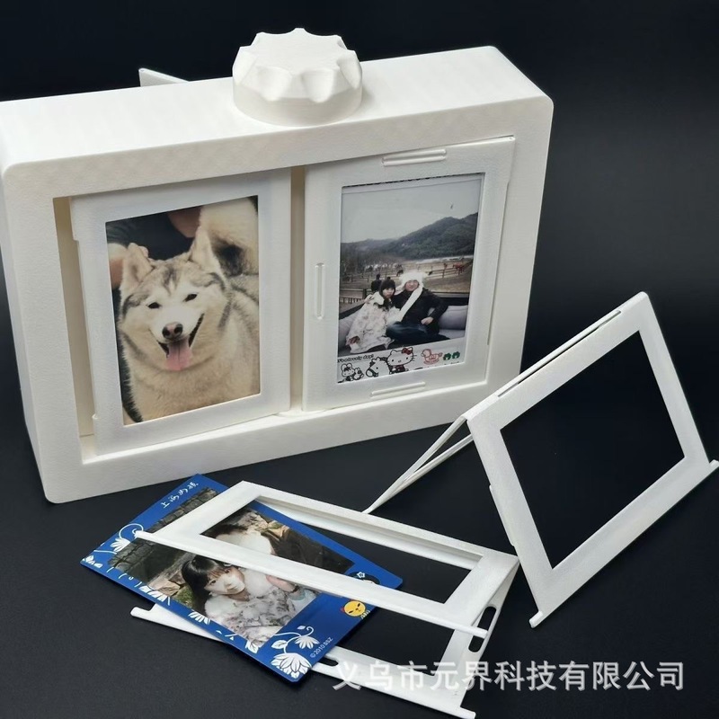 3D プリントポラロイドフォトアルバムページめくり立体フォトフレーム回転フォトフレーム収納写真装飾品 3inch 写真|undefined