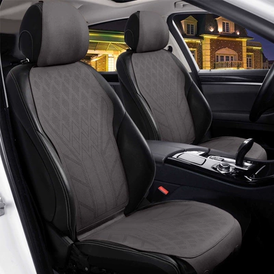 all seasons, suede leather seat cushion, Seat cushion, seat cover - two-seater-meteorite-gray