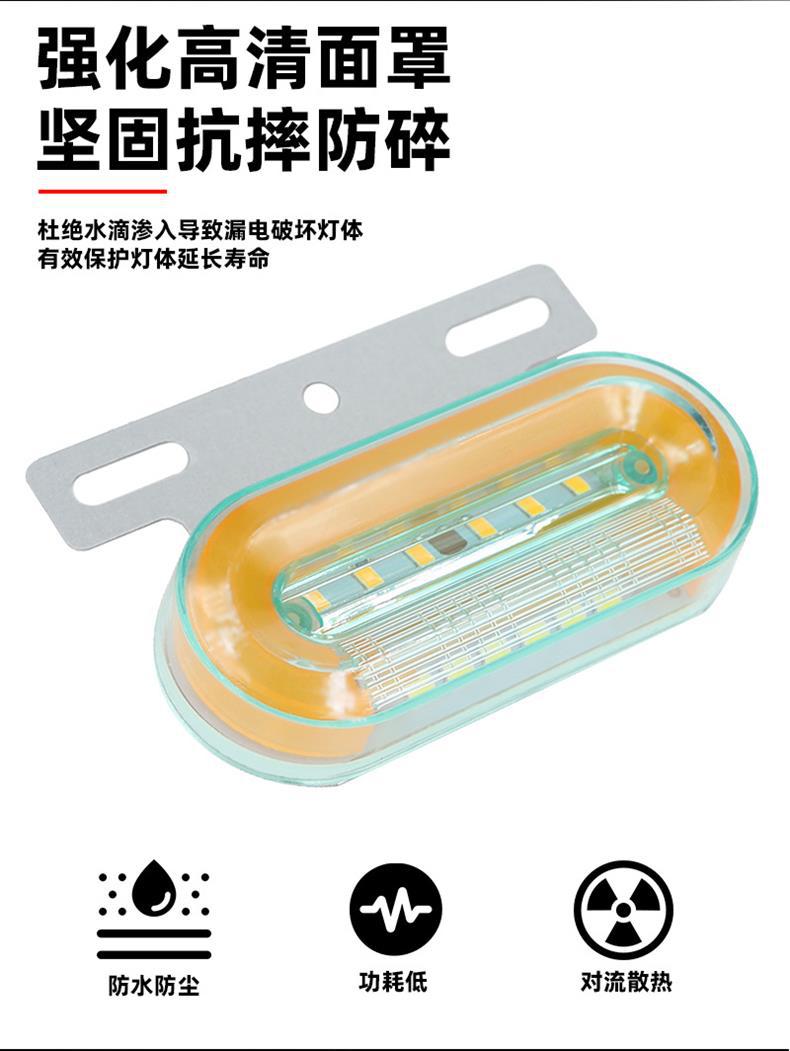 Cross-Border Led Running Water Truck Side Lights Truck Side Lights Red Yellow Blue Green White Truck Side Lights Strong Lighting Ground Side Lights