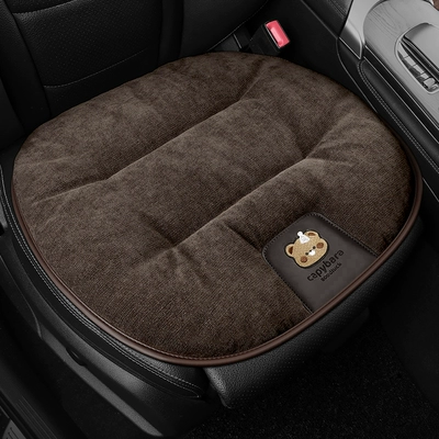 Car Seat Cushion Winter Plush Interior Main Driver's Seat High-End Feel Small Car Seat Cover Winter Cushion Car