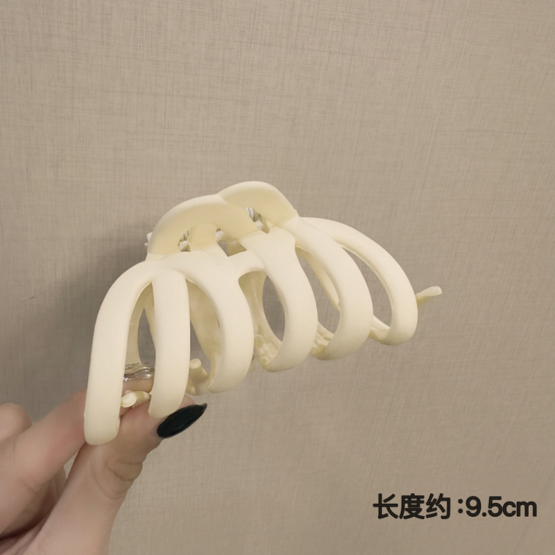 法式橡皮漆抓夹大号发量大多巴胺高级感发夹女两元店发饰头饰品|undefined