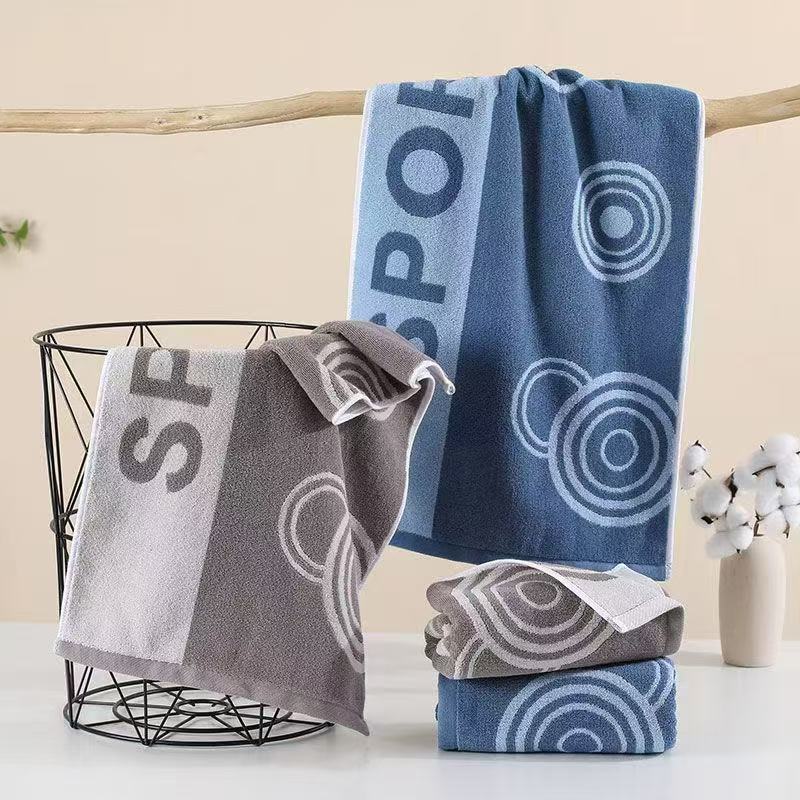 Pure Cotton Adult Household Face Towel, High-end, Fully Absorbent, Thickened Washcloth, Individually Packaged,_voghion.com