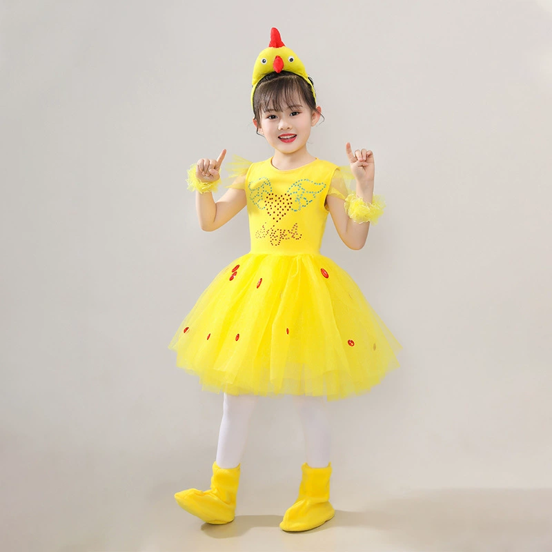 Детский костюм (B.Duck) дизайн утка и цыпленок, шляпа/ободок, размеры 110–160 см