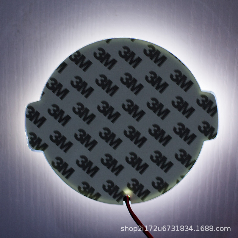 Suitable for 5D Nissan Car Logo Light-Up Led Rear Emblem Lights for X-Trail, Patrol, Tiida, Livina, and Duke