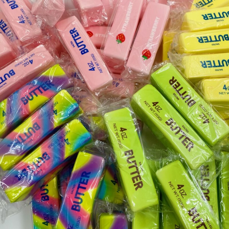 Squeeze Toy Slow Rebound Butter Stick Soft Butter Bar Stress Relief Viral Hit Stress-Relief Small Toy Wholesale Squeeze Toy Slow Rebound Butter Stick Soft Butter Bar Stress Relief Viral Hit Stress-Relief Small Toy Wholesale