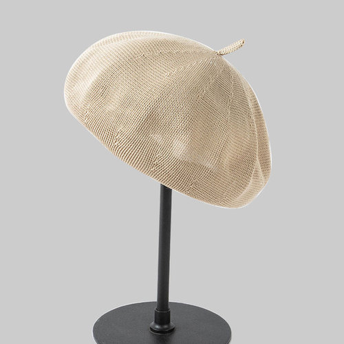 Unisex  Summer Breathable Thin Straw Hat, Fashionable and Versatile Mesh Cooling Artist Hat for Trendy Use