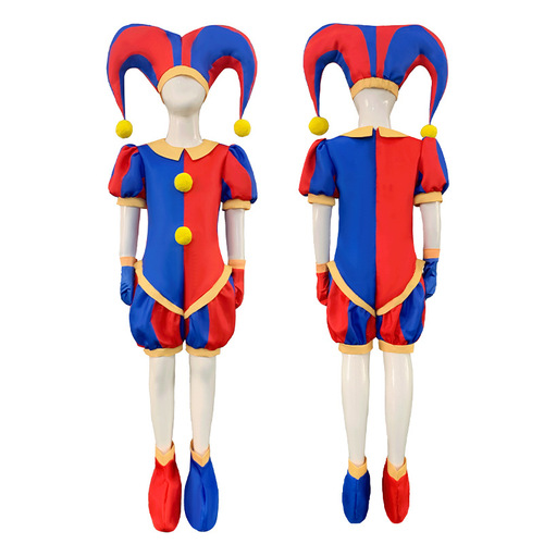 Magic Numbers Circus Pamney Cosplay Clown Leotard Jumpsuit Suit Cosplay Costume