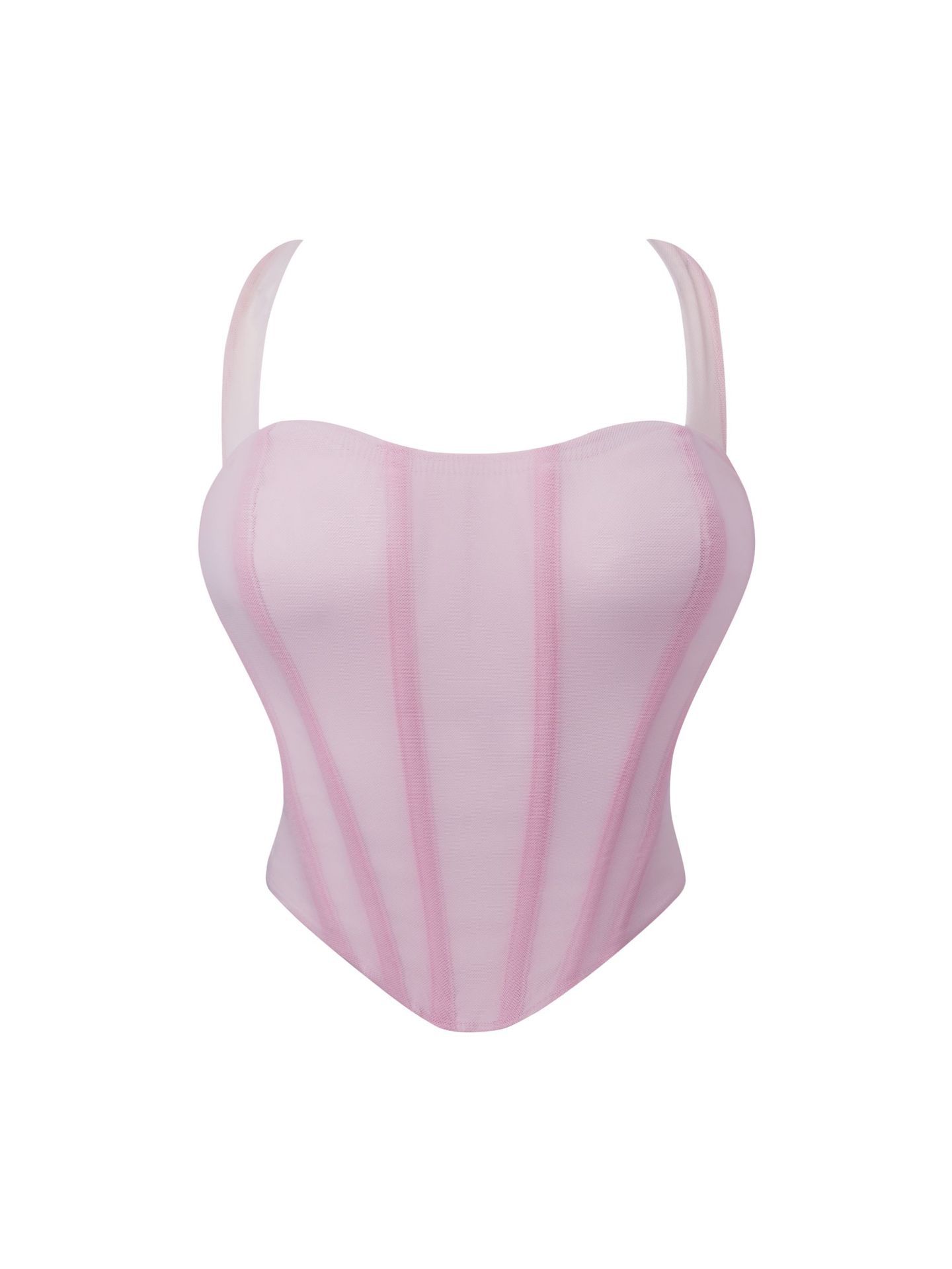 Nuevo hilo de malla transpirable doble cinturón de cuello damas para limpiar el pecho plástico chaqueta Aliexpress suministro transfronterizo al por mayor