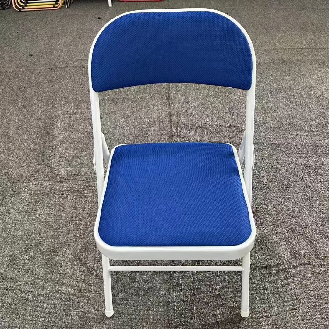 블루 화이트 프레임 [가죽 표면]