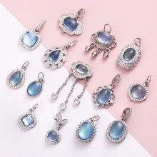 ��B003��S925���׽���ɫ��Ƕ��Ȼˮ��������ˮ����Ҷ������С����
