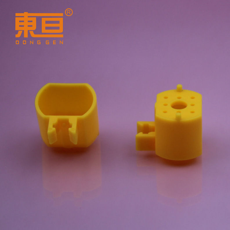 DJKZ232517黄 电机扣座 2厘电机扣座 定位电机塞座 小制作零件