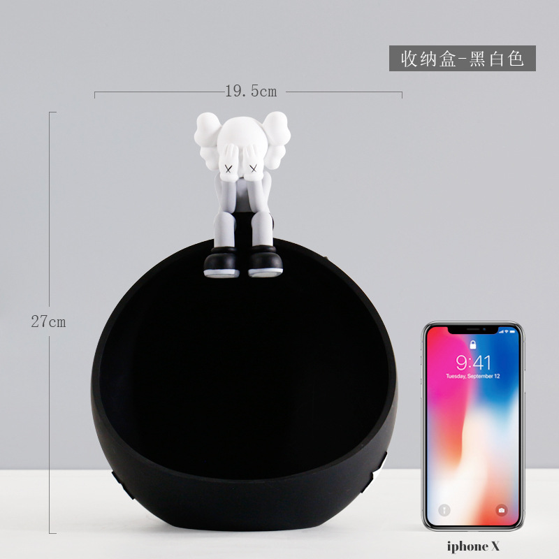 저장 상자 27cm-Grey