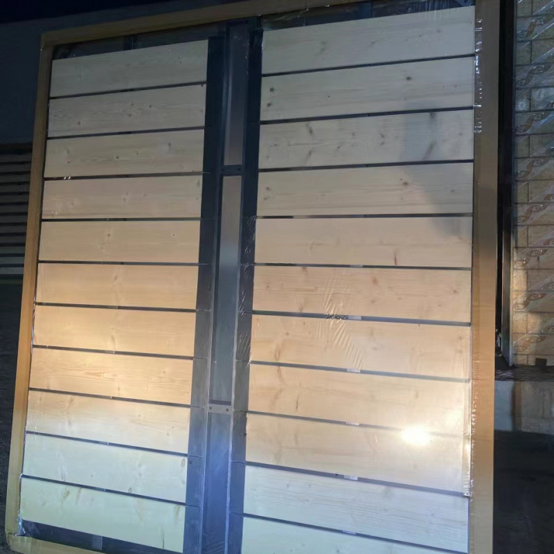 Luz lujosa cama doble moderna y simple, atmósfera italiana de alta gama, cama de matrimonio minimalista, cama queen, cama de cuero de orejas de elefante, dormitorio principal.