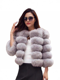 S-6XL��a�º���ëƤ�����׶����¿��Ƥ�ݕr�б�ů����Ƥë����