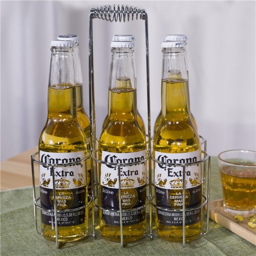 9WOR beer basket wine basket wine basket portable six-pack wine carrier bar barbecue hotel KTV wine rack