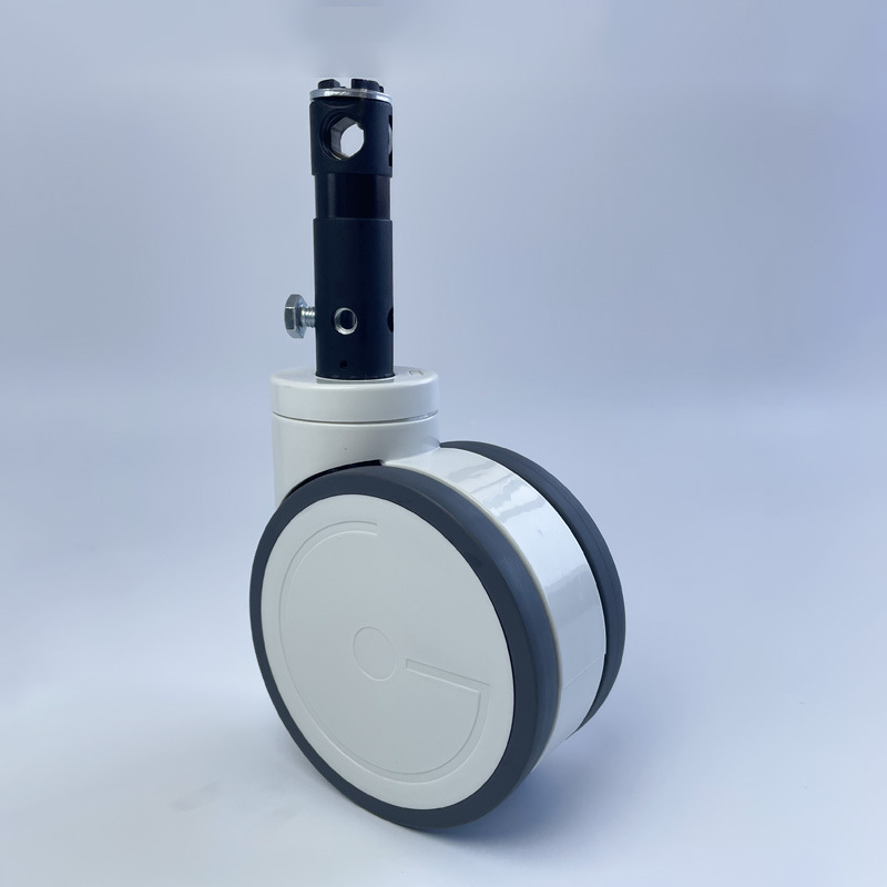 厂家大量库存28长杆两档医疗脚轮病床、护理床6寸150kg150mm脚轮