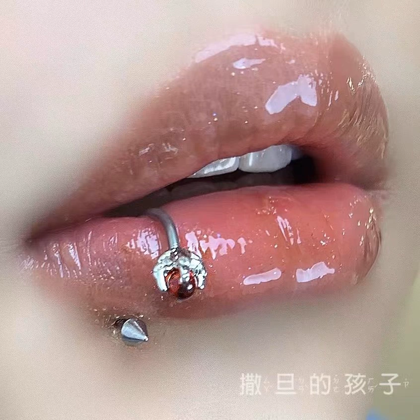 Lip piercing stainless steel, neon nose piercing, accessory