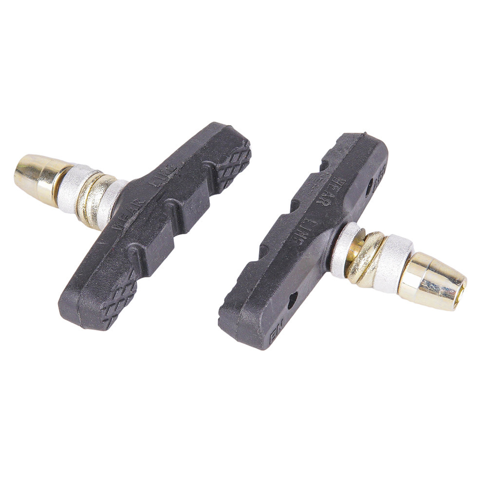 Piel de freno de bicicleta de montaña Piel de freno en V Bloque de freno de bicicleta plegable de carretera Caucho de una pieza sin sonido y resistente al desgaste