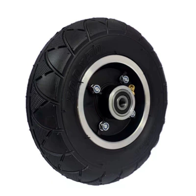 Little Dolphin Electric Scooter 200X50 Tire Inflatable Tire Scooter Inner and Outer Tire 8inch Small Electric Scooter Aluminum Wheel Hub (Elektrikli avtomobil şinləri)