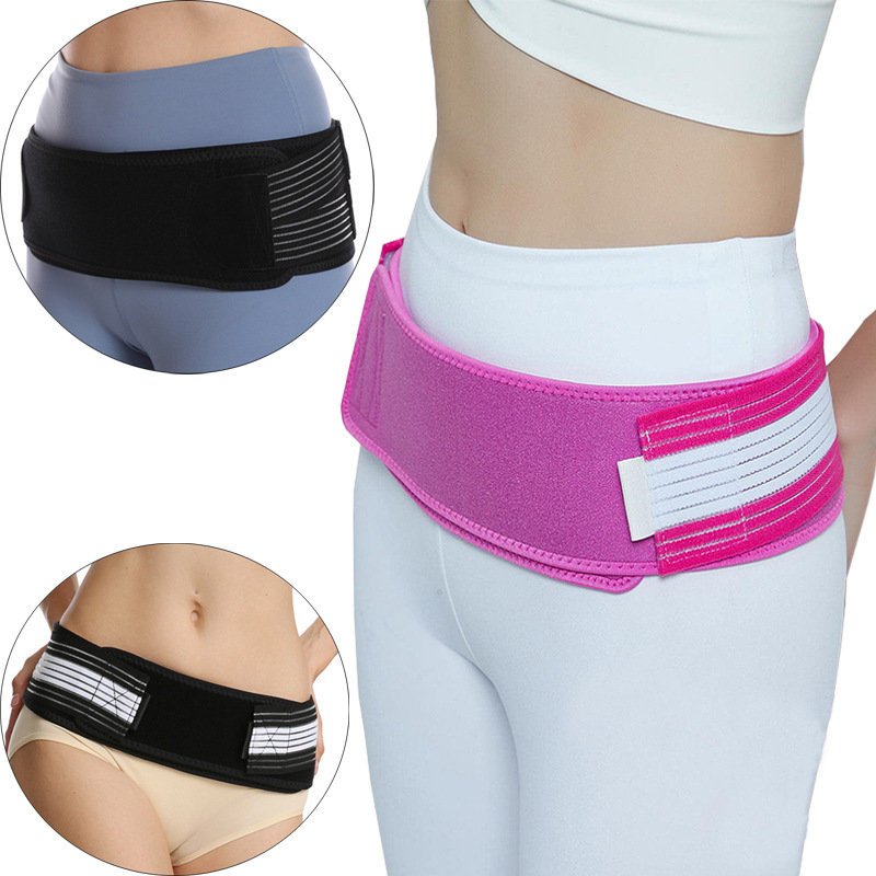 Women's Adjustable Pelvic Binding Belt Postpartum Hip Trainer Pregnant Women's Hip Lifting and Hip Tighting Belt Pubic Correction