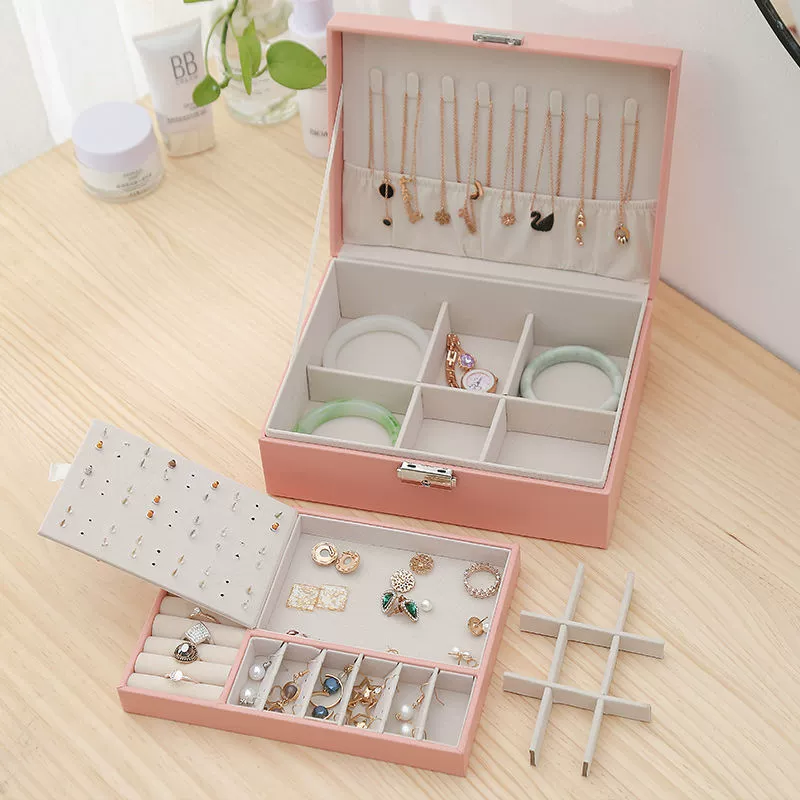 (Cross-border trading), storage system, storage box, earrings, wooden capacious necklace, direct factory sales