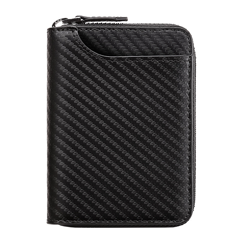 Monedero explosivo de comercio exterior, bolso pequeño de cuero, mini tarjetero de almacenamiento, billetera de monedas para hombre, bolso de identificación con cremallera, tarjetero