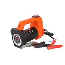 散热款油泵高压自吸抽油泵12V/24V/220V电动柴油油泵便携式抽油泵