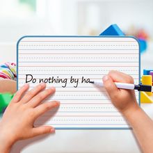 双面学生字母英语英文专用白板儿童教学循环可擦写便携家用写字板