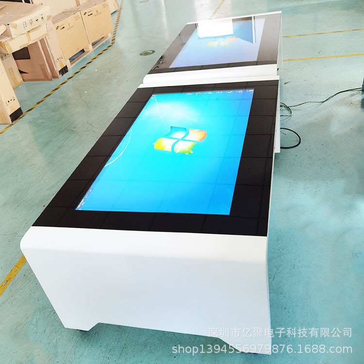 43寸纯平电容触摸茶几一体机防水桌面灵敏触控多功能智能茶几桌