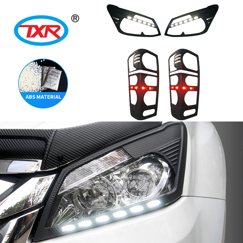 Tenxinrui aplicable a Isuzu D-MAX piezas de modificación del coche DMAX arenisca bloque cubierta la máquina ceja rueda exterior Accesorios