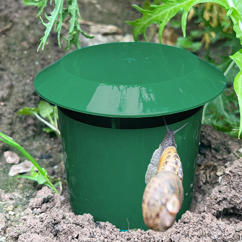 国境を越えたプラスチックカタツムリトラップ ガーデンナメクジトラップ ガーデン野菜園ナメクジトラップ カタツムリトラップ|undefined