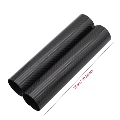 Fiber Motorcycle Front Fork: Motorcycle Safety Supplies - front-shock-protection-carbon-brazing-260mm