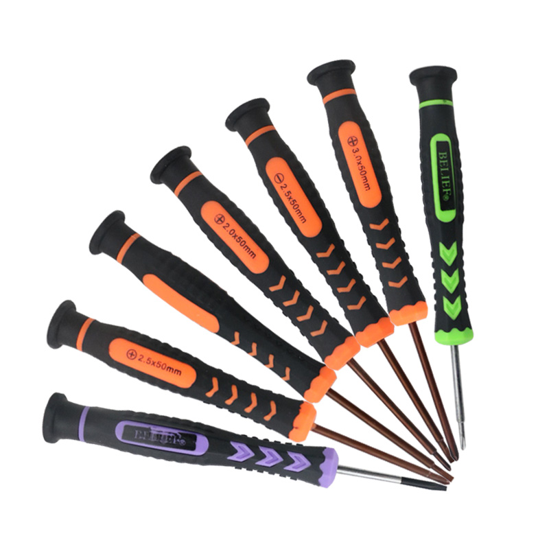 Sacadornillador pequeño 1.2 / 1.5 / 2.0 / 3.0 / 2.5 13 Métrico de mantenimiento del destornillador de tornillo conjunto de lote